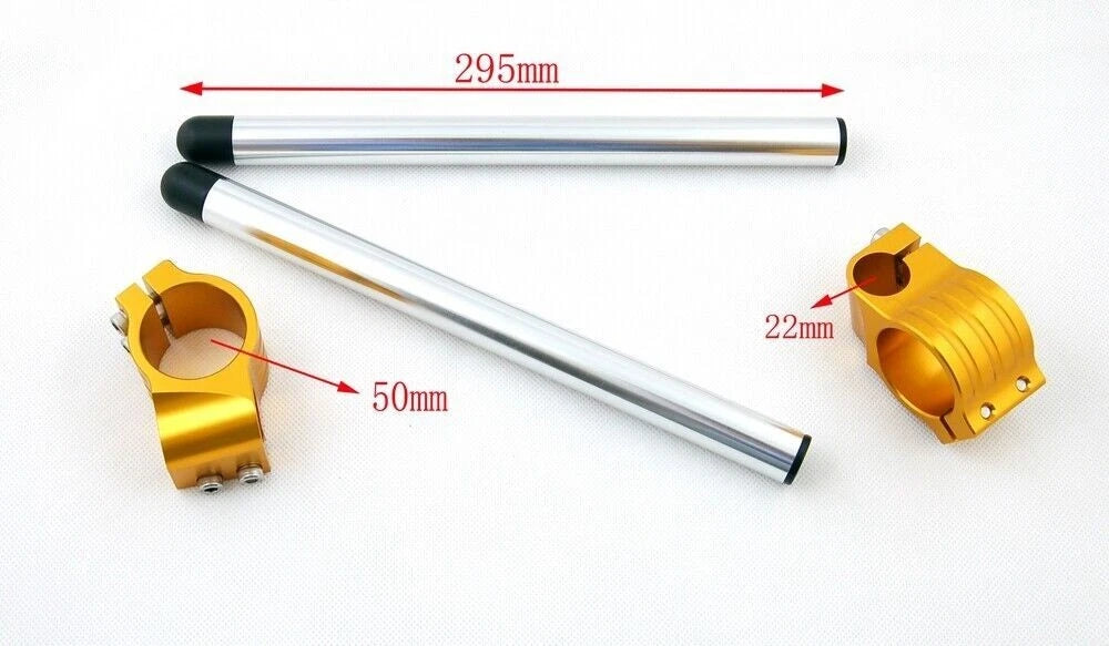 50MM CNC Handle Bar Clip On for Ducati Monster, Aprilia RSV Mille