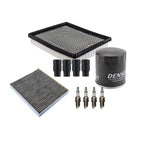 Set of 4 Denso Spark Plugs & Boots for Dodge Avenger Sebring (2007–2010)