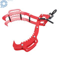 32" Heavy Duty Log Lifting Tongs for Tractor (Adjustable 4 Claw)