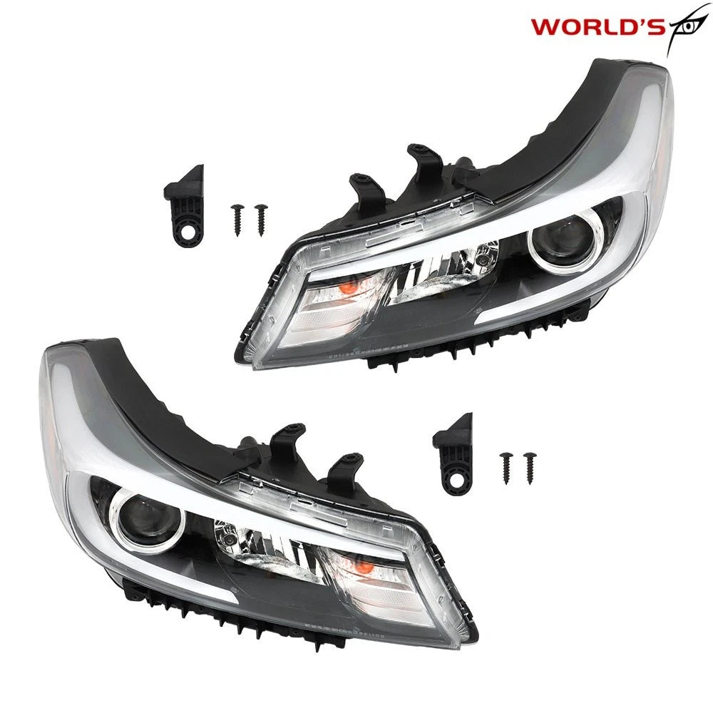 Headlight Halogen for Kia Forte Sedan (2017–2018) with Bulbs