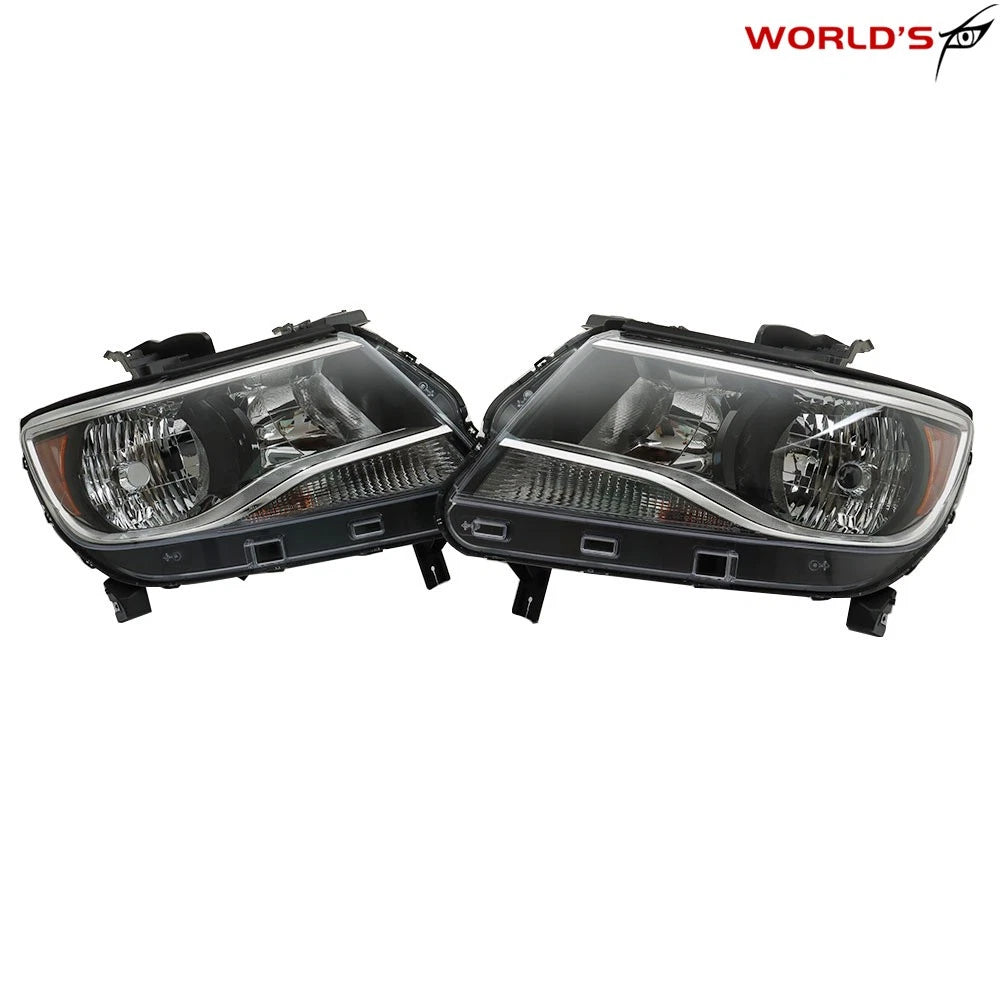 Pair Headlights for Chevy Colorado (2015–2022) Halogen Clear Lens