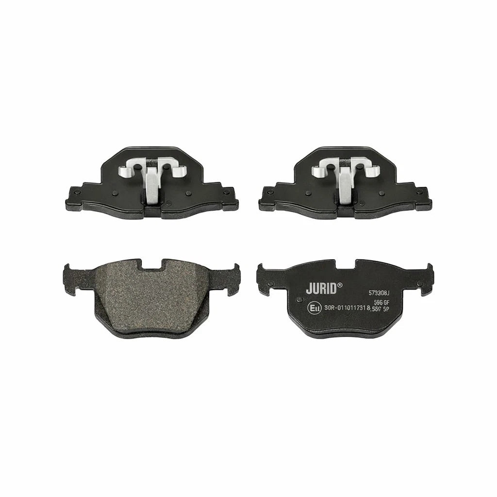 Set of 4 Rear Disc Brake Pads for BMW 335i, 335xi, 335d (2007–2013) 34216775678