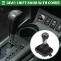 6 Speed Gear Shift Knob with Cover for Audi A3 8P (2003–2013) Chrome Red Black