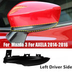 Left Driver Side Rear Mirror Base Plate Cover / for Mazda-3 AXELA (2014–2016)