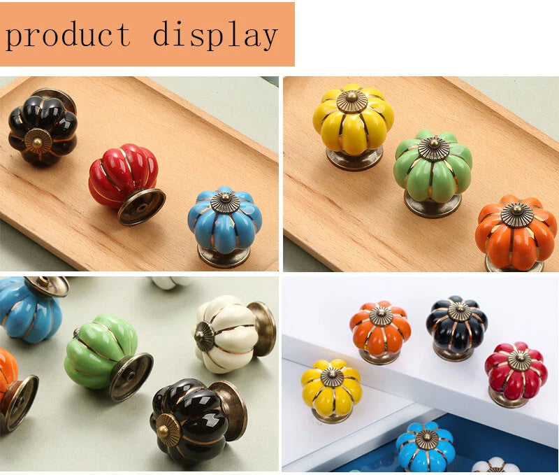 Cabinet Knob Pull Handle for Kitchen Cupboard Drawer (Ceramic)