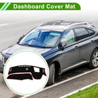 Dashboard Cover for Lexus RX 5th Gen ALA10/ALH10 (2022–2023) Black Red