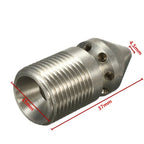9-Jet Pressure Washer Drain Sewer Cleaning Jetter Nozzle 3/8 Inch Male