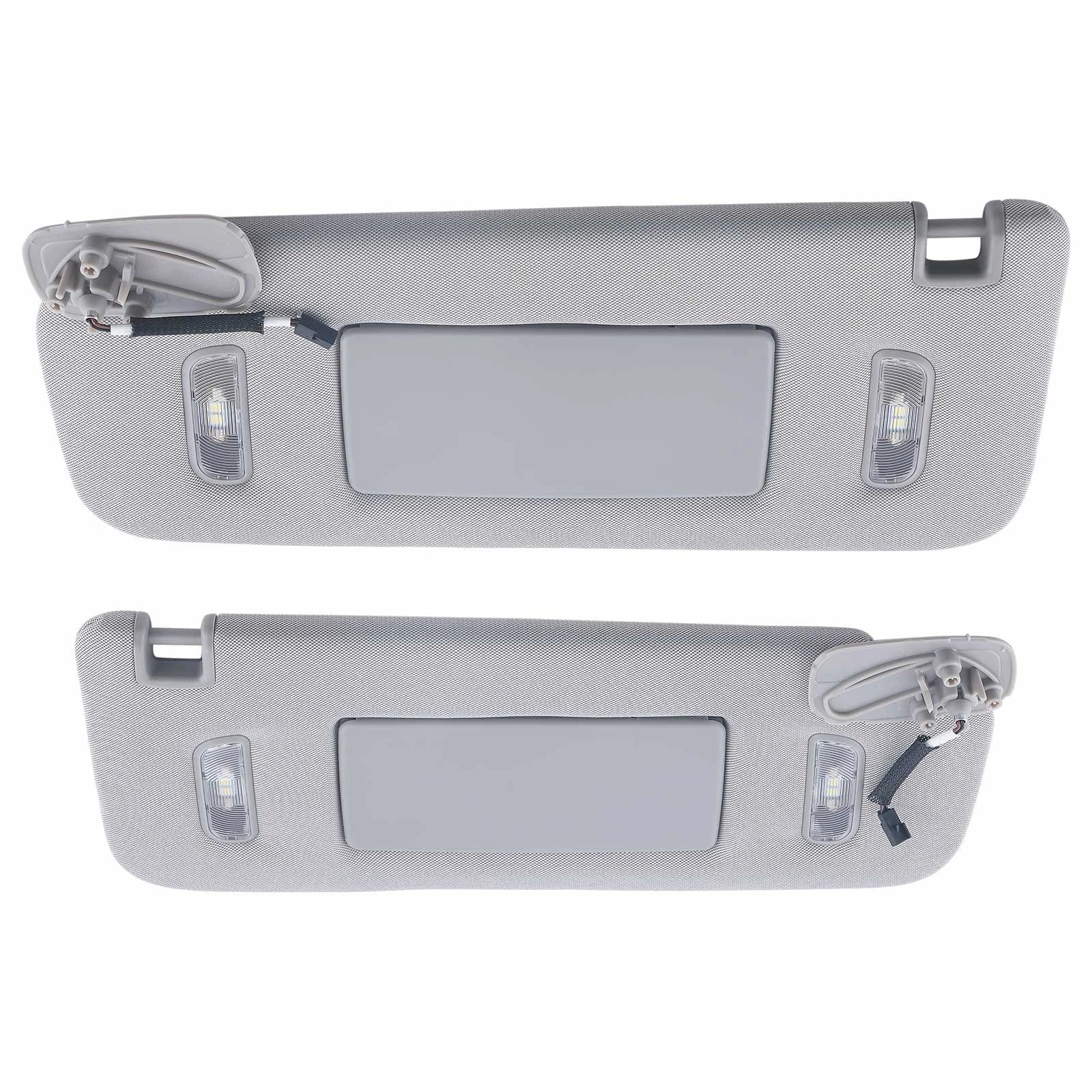 Sun Visor for Chevrolet Silverado 2015-2019 Gray Left Right 23459655 23198866