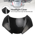 Front Nose Headlight Cover Fairing for Street Triple 765 R/RS (2020–2022) Carbon