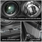 LED DRL Projector Headlights for Lexus RX350 RX450H (2013–2015)