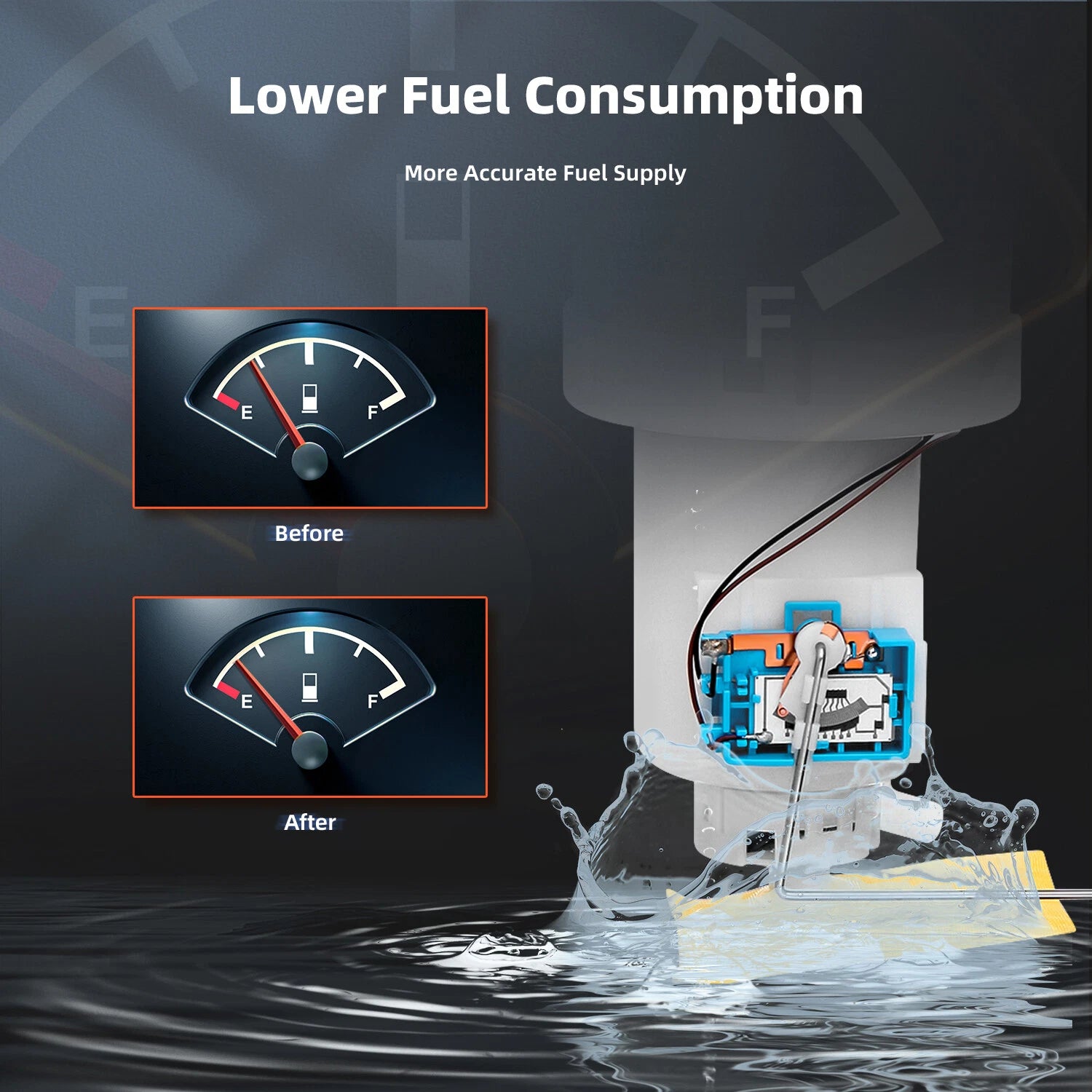 Fuel Pump for Hyundai Accent 2006–2011, KIA Rio 2006–2011, Elantra 2006 E8730M