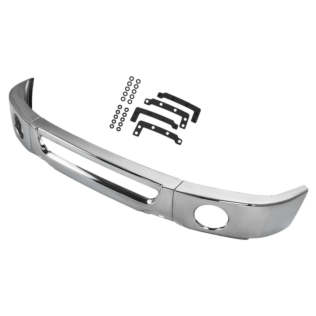 Steel Chrome Front Bumper for Ford F-150 (2006–2008) with Fog Light Holes