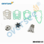 Water Pump Repair Kit for Tohatsu Nissan 4 5HP Outboard (M5BS, 8M0155395)