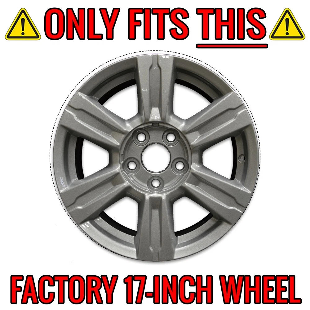 17 Inch Chrome Wheel Skins Replacement for 2014–2016 GMC Terrain