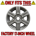 17 Inch Chrome Wheel Skins Replacement for 2014–2016 GMC Terrain