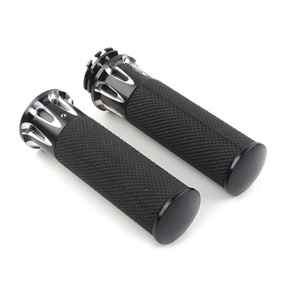 1" Handle Bar Hand Grips for Harley Sportster XL883 XL1200 (2004–2023) Black
