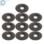 10X 4-1/2" Zirconia Flap Disc Sanding Grinding 120 Grit