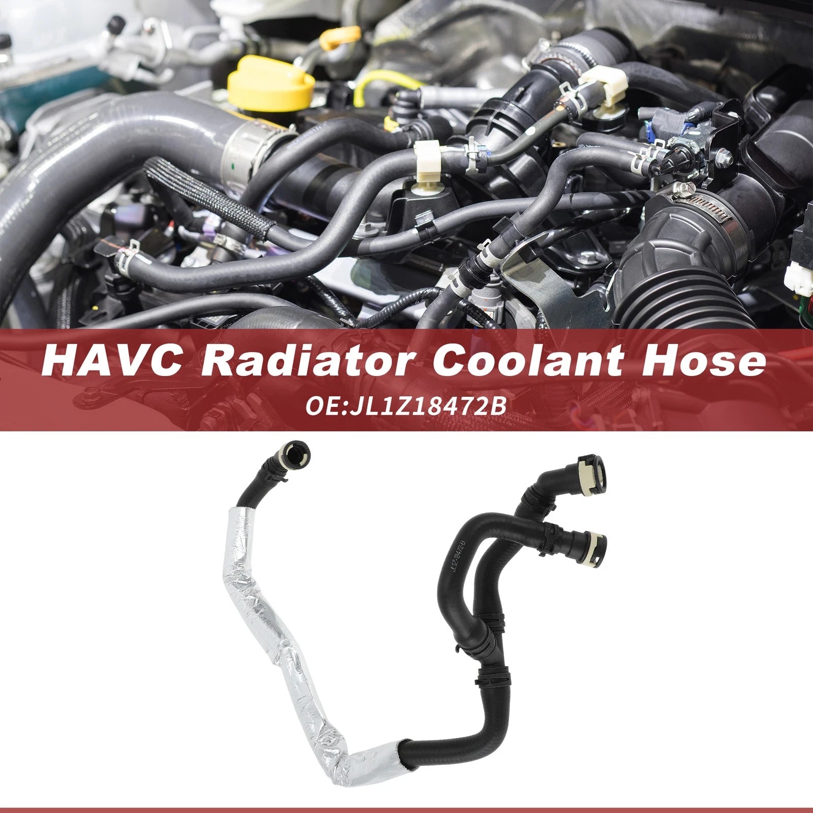 HVAC Heater Water Inlet Hose for Ford Expedition (2018–2021) No.JL1Z18472B