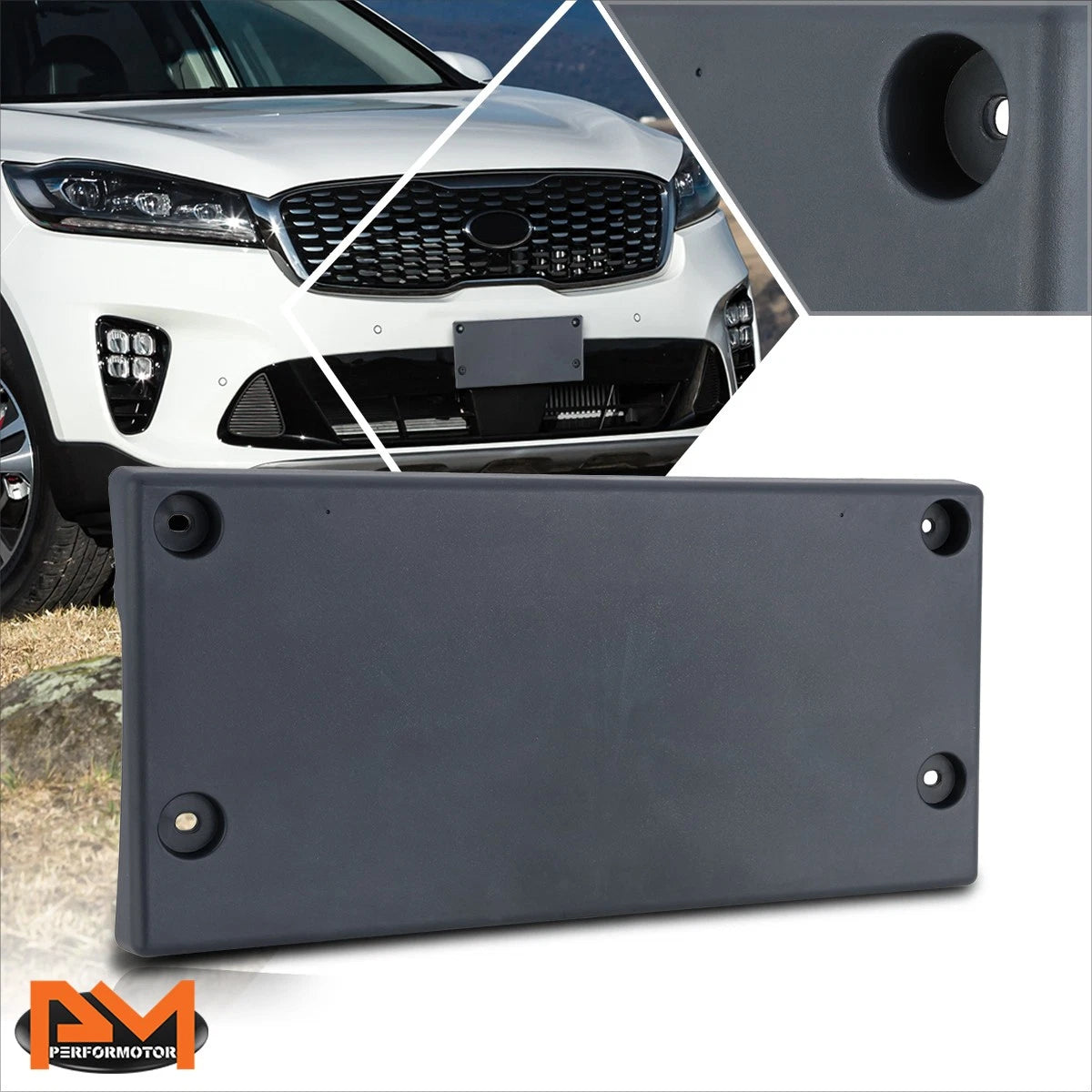 Front License Plate Mounting Bracket for Kia Sorento (2016–2018)