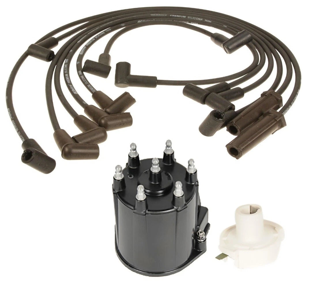 Distributor Cap Rotor & Wires Kit for GM Astro G1500 Bravada 4.3L V6 (1996–2005)