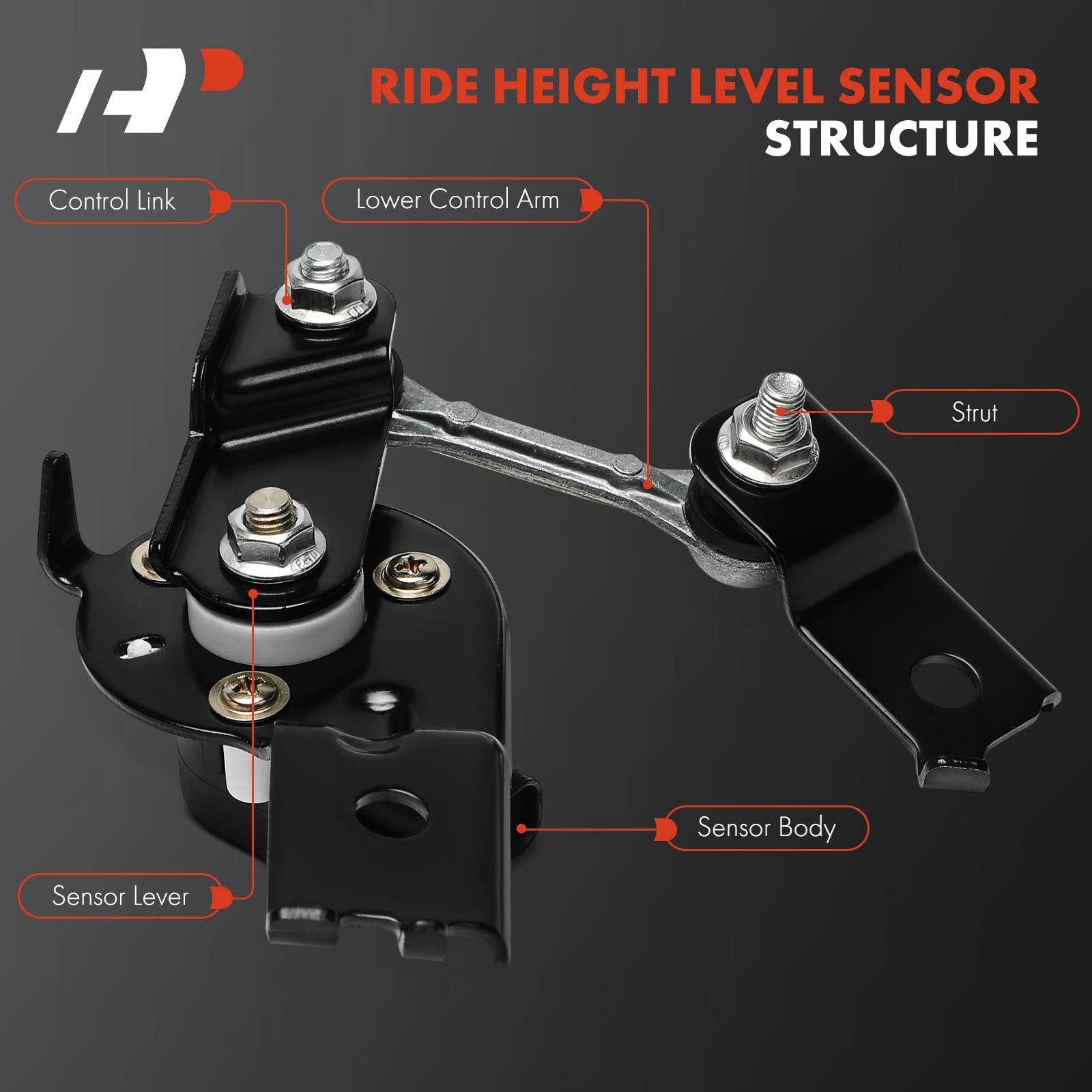 Front Suspension Ride Height Level Sensor for Honda CR-Z (2011-2016)