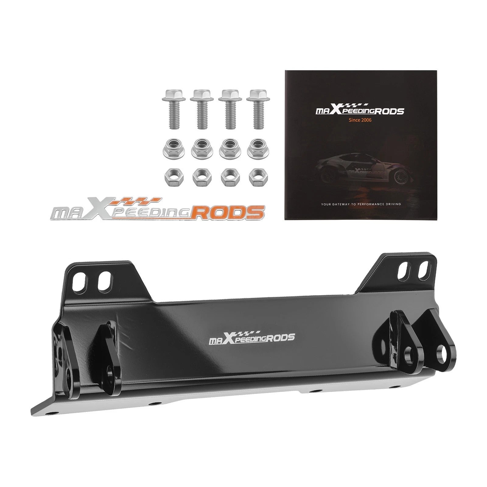 Durable Steel Plow Mount for Polaris Ranger XP 1000 (2018–2022) Black
