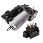 Air Suspension Compressor + Valve Block for Mercedes W164 GL ML Class (2007–2012)