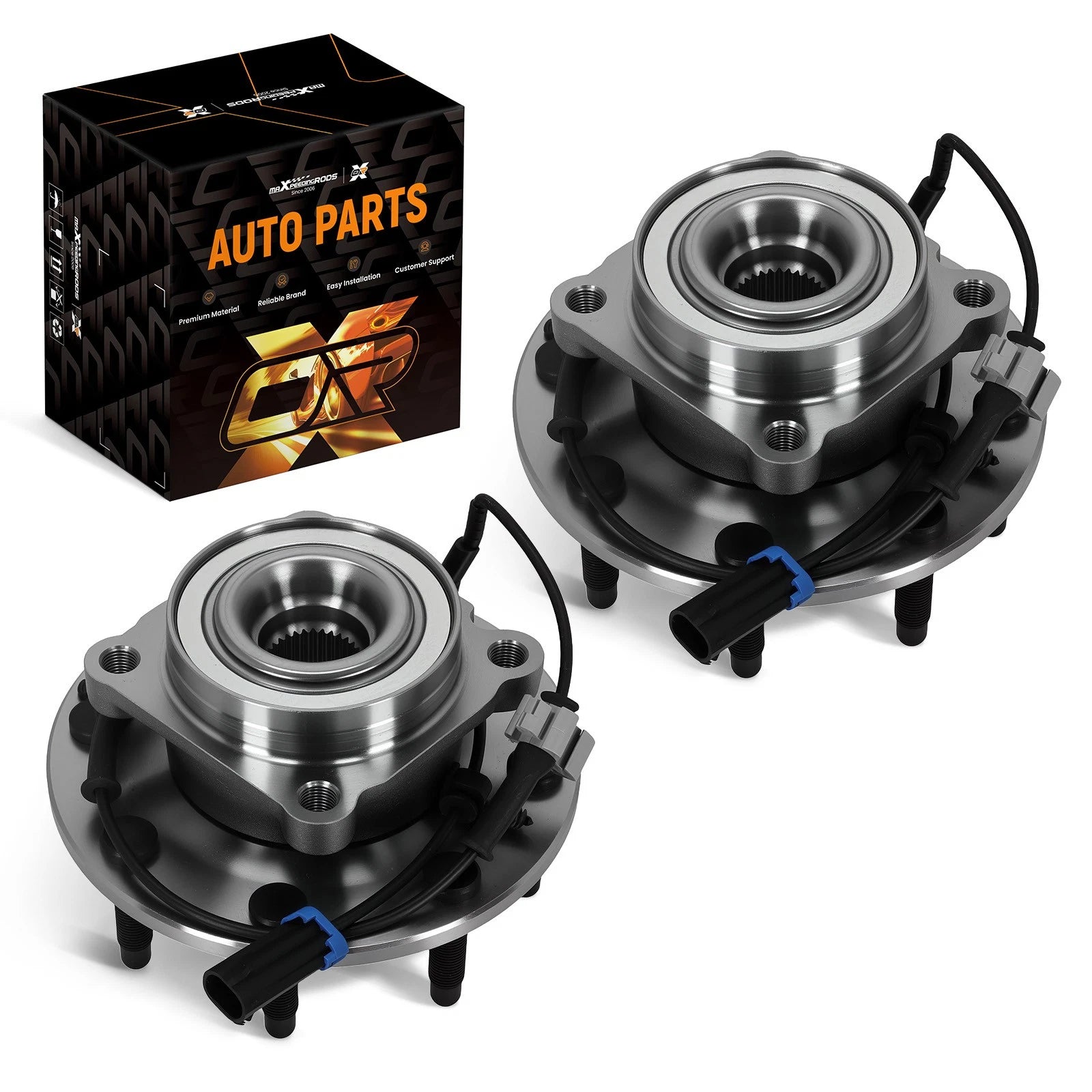 8 Lug Front Wheel Hub for Silverado 2500HD, Sierra 3500HD (2007–2010) SP580312