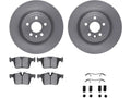 Rear Brake Pad and Rotor Kit for Jaguar XE S (2017–2019) KV293PH