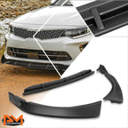 Matte Black Front Bumper Lip for Kia Optima (2016–2018) STP-Style