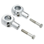 Handlebar Bar Risers for Harley Softail Dyna (1", 1.25", 1.5", 2") Chrome