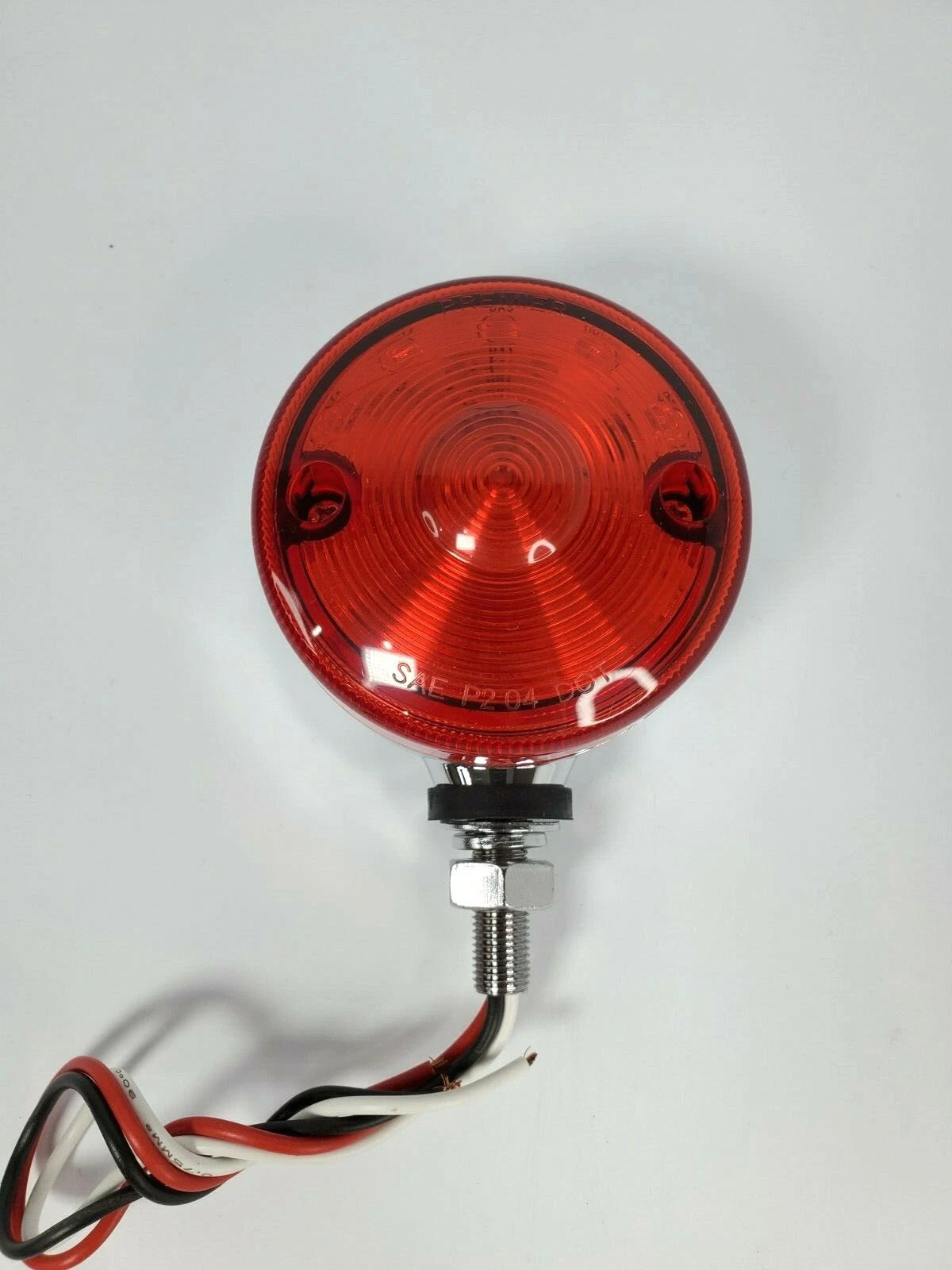 LED Pedestal Rod Marker Lamp Dual Function Red Lens for Trailer Truck (2005–2025)