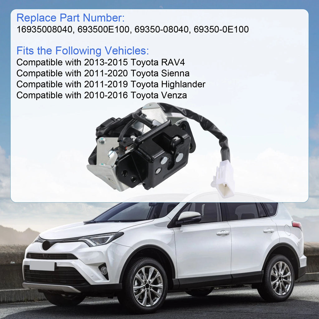 Rear Trunk Lid Lock Latch Actuator for Toyota Highlander RAV4