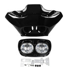 Inner Outer Fairing & Dual LED Headlight for Harley Road Glide FLTR (1998–2013)