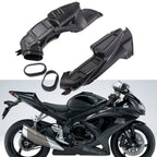 Black ABS Ram Air Tubes Duct Intake for Suzuki GSXR600 GSXR750 (2006–2007)