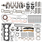 Engine Piston Gasket Set with Crankshaft Rods Timing Kit for Hyundai KIA G4FJ