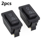 2X Momentary Electric Aerial Up Down Rocker Switch for Universal 12V