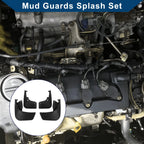 Set of 4 Mud Flaps Splash Guards for Mercedes-Benz Smart (2016–2021)