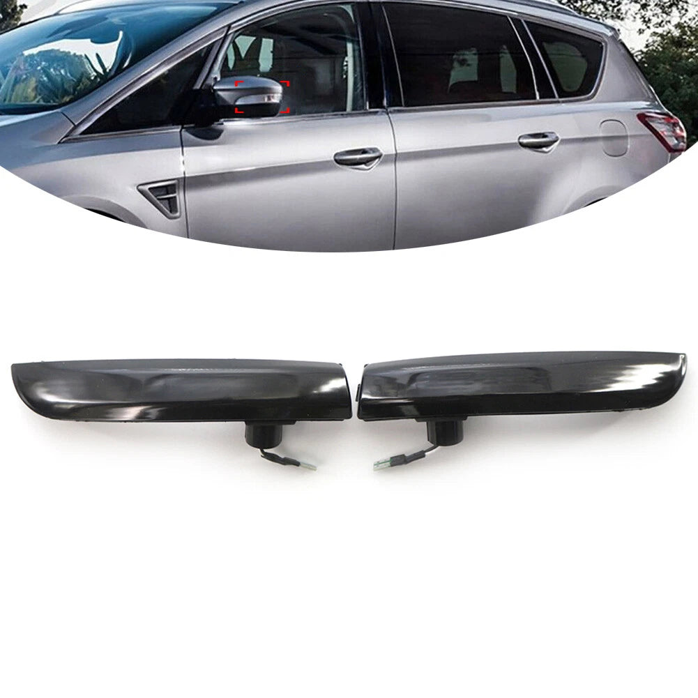 2X Dynamic LED Side Mirror Turn Signal Light for Ford Escape Kuga Ecosport (2013–2020)