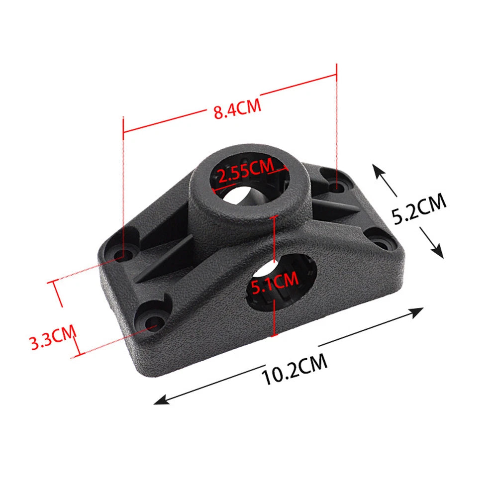 360 Degree Swivel Fishing Rod Holder Mount for Kayaks Inflatable Boats
