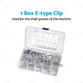 400PCS Stainless Steel E Clips C Circlip Kit M1.5-M15mm for Automotive