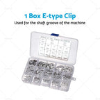 400PCS Stainless Steel E Clips C Circlip Kit M1.5-M15mm for Automotive