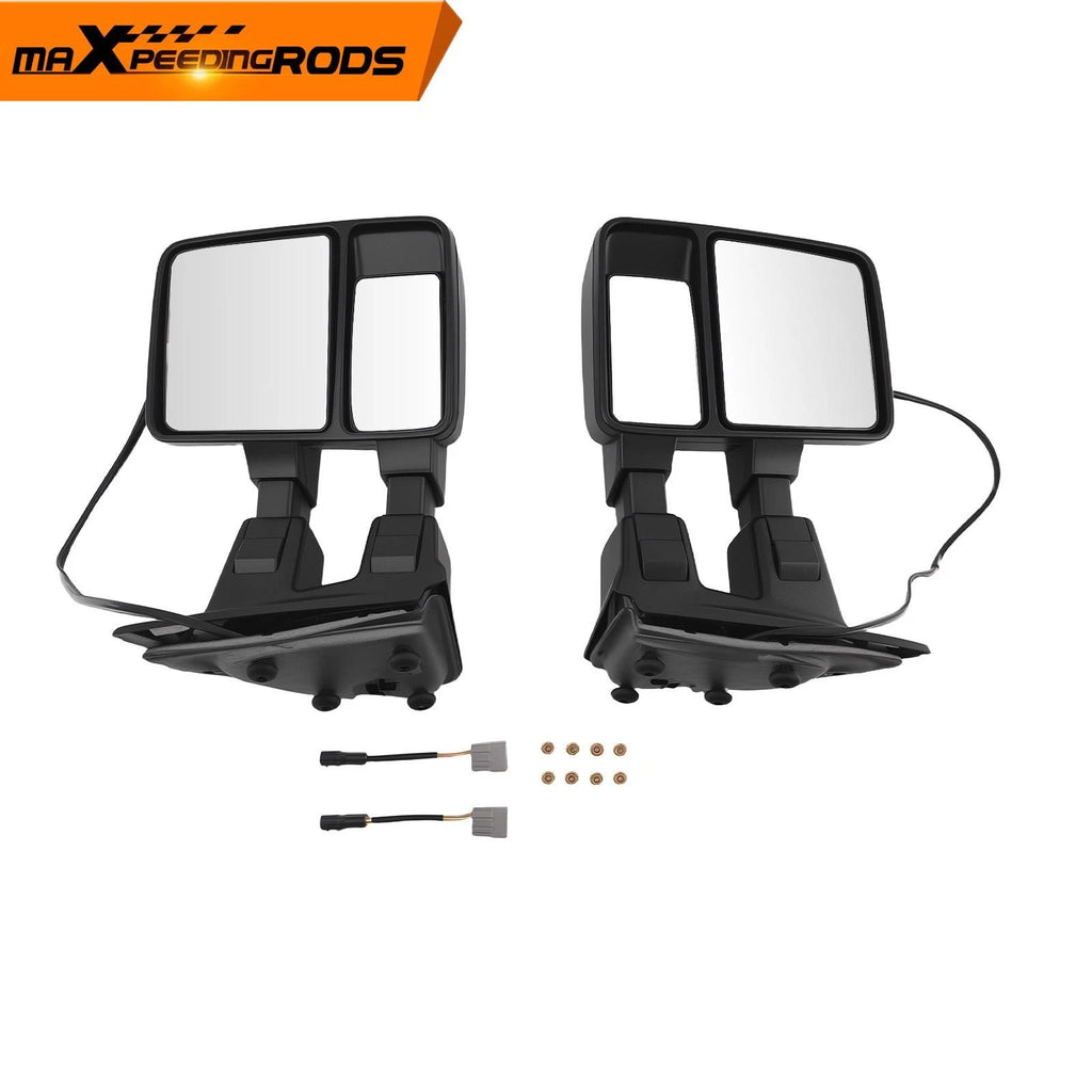 Chrome Tow Mirrors Pair for Ford F250-F550 Super Duty (1999–2007)