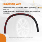 Front Left Molding Trim for Mercedes GLA250 GLA45 (2015–2020) MB1290100 Black Plastic