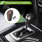 Gear Shift Knob Cover for Nissan Altima (2013–2018) Brown Carbon Fiber