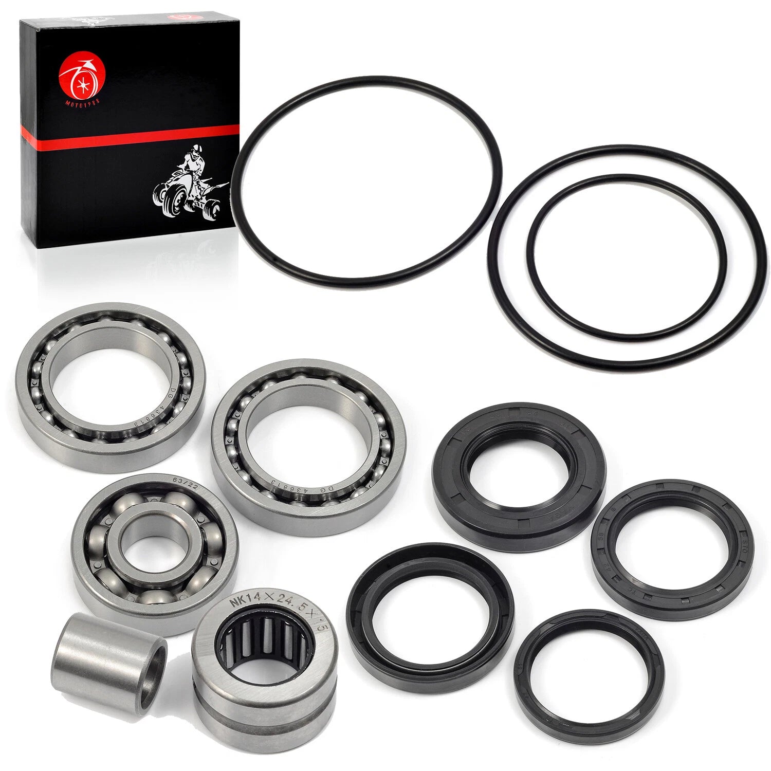 Rear Axle Bearings and Seals Kit for Honda TRX300FW (1988-2000)