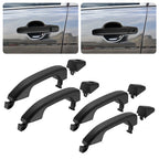 Set of 4 Exterior Door Handles for Chevy Silverado GMC Sierra 1500 2500 (2014–2019)