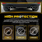 2.5" In 7" Out Stainless Steel Muffler Exhaust Tip for Universal