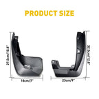 Set of 4 Black Universal Mud Flaps for Honda CR-V (2017–2021)