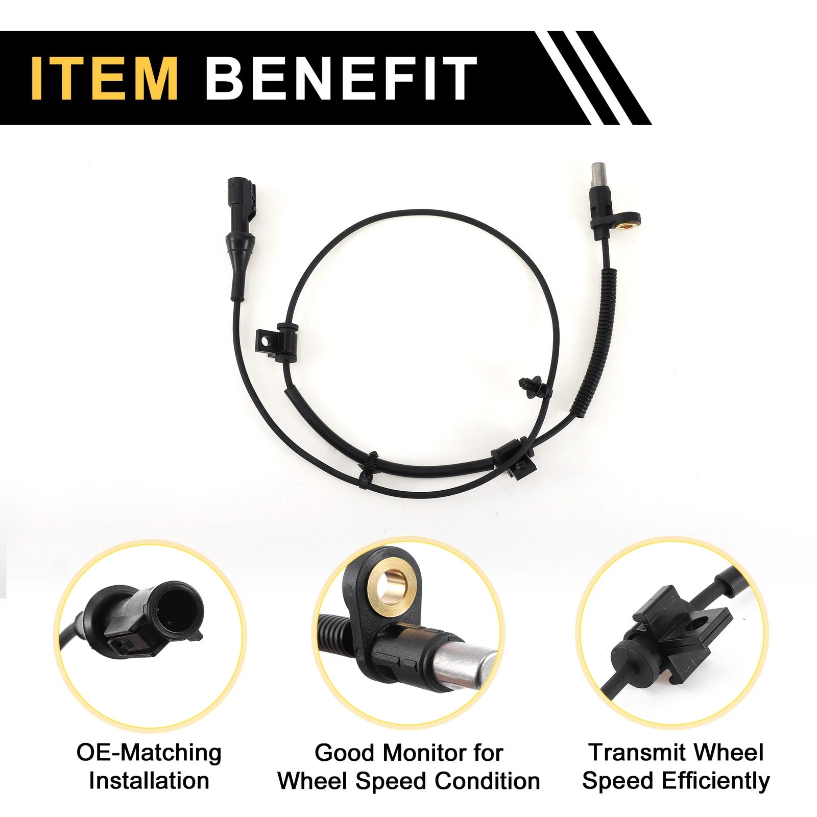 ABS Wheel Speed Sensor No. 7C3Z2C204A for Ford F250 F350 F450 F550 (2008–2016)